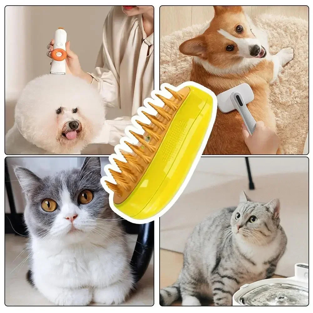 Cat & Dog Steam 3 in 1 Electric Spray Brush